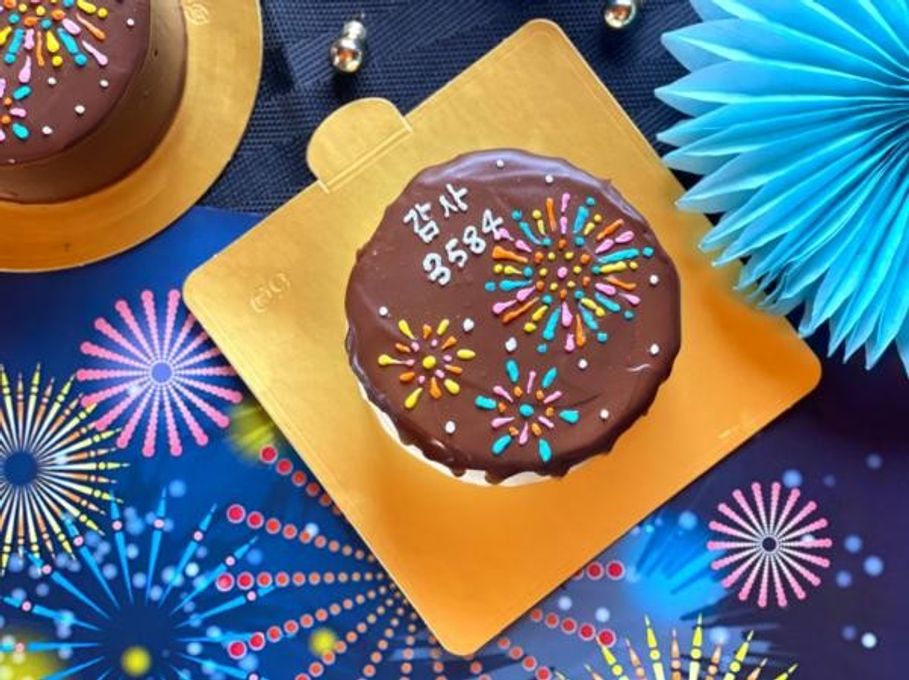夏季限定！花火のチョコドリップセンイルケーキ 5号 1