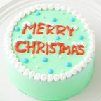 【クリスマス限定！！】MERRY CHRISTMAS センイルケーキ 4号 6