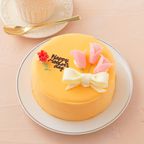 想いを伝える花言葉センイルケーキ(オレンジ) ピンクのチューリップ  「労い・思いやり・誠実な愛」 母の日2024 1