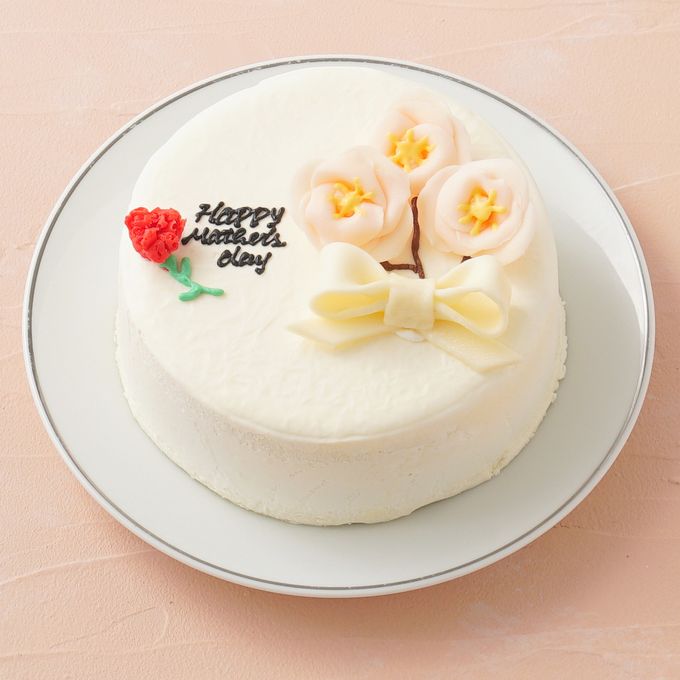 想いを伝える花言葉センイルケーキ(ホワイト) 梅 「美と長寿・気品・寛容」 3