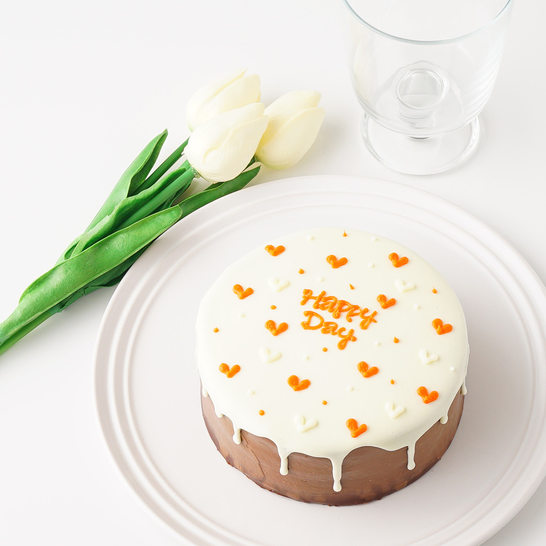 お急ぎ便】濃厚チョコがたまらない！ハートのドリップセンイルケーキ 4