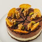 （クリスマス）ヴィーガンオレンジ＆チョコレートケーキ 4号 12cm グルテンフリー アレルギー対応  2