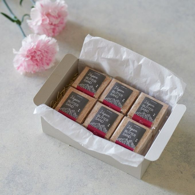 【季節限定】信州ヴィーガンバターサンド・桃薫 6個セット《ヴィーガンスイーツ》《グルテンフリー》  3