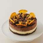 （クリスマス）ヴィーガンオレンジ＆チョコレートケーキ 4号 12cm グルテンフリー アレルギー対応  1