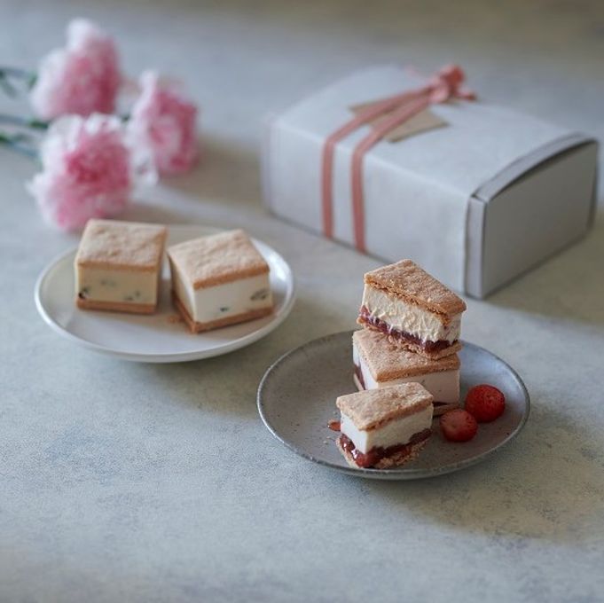 【季節限定】信州ヴィーガンバターサンド・桃薫 3個セット《ヴィーガンスイーツ》《グルテンフリー》  1