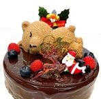 【完売御礼！再販第2弾｜急遽アレンジ版】24日予約終了！Xmas当日お届け｜くまちゃんサンタのチョコレートムースケーキ2025 2