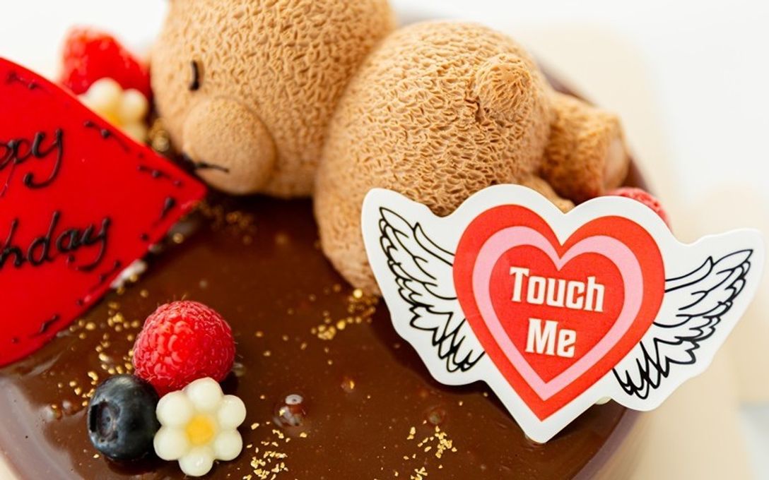 動画で想いを贈る くまちゃんのチョコレートムースケーキ 3