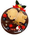 【完売御礼！再販第2弾｜急遽アレンジ版】24日予約終了！Xmas当日お届け｜くまちゃんサンタのチョコレートムースケーキ2025 3