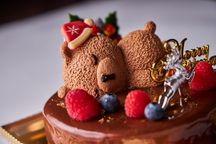 クリスマス2023 くまちゃんサンタのチョコレートムースケーキ 5号 4
