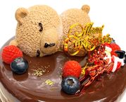 【完売御礼！再販第2弾｜急遽アレンジ版】24日予約終了！Xmas当日お届け｜くまちゃんサンタのチョコレートムースケーキ2025 4