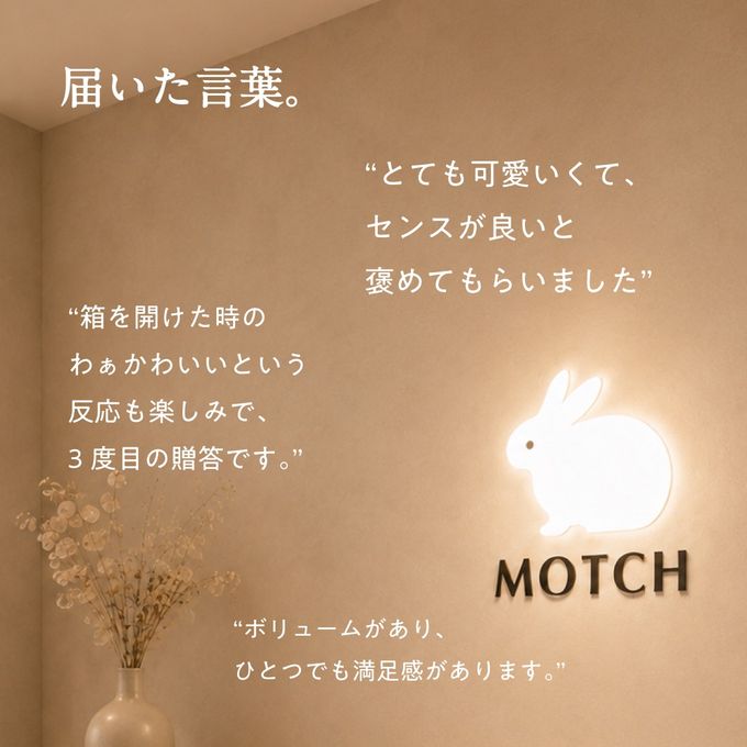 うさもっち4個ボックス〈おもち専門スイーツMOTCH〉 うさぎ チーズケーキ 和洋菓子 個包装 もちもち チーズムース おもち レアチーズ 餅 父の日2026   9