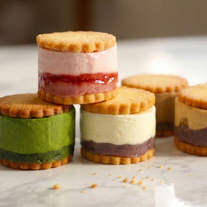 サンドもっち 5個ボックス【おもち専門スイーツMOTCH】うさぎ バターサンド クッキーサンド おもち 餅