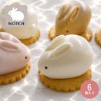 うさもっち 6個ボックス〈おもち専門スイーツMOTCH〉 うさぎ チーズケーキ 和洋菓子 個包装 もちもち チーズムース おもち レアチーズ 餅  お中元2026  アイス2026 1
