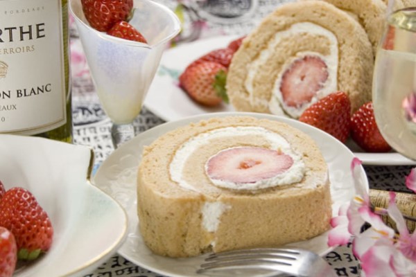 苺メンダコさん♡ロールケーキ 苺メンダコさん♡ロールケーキ