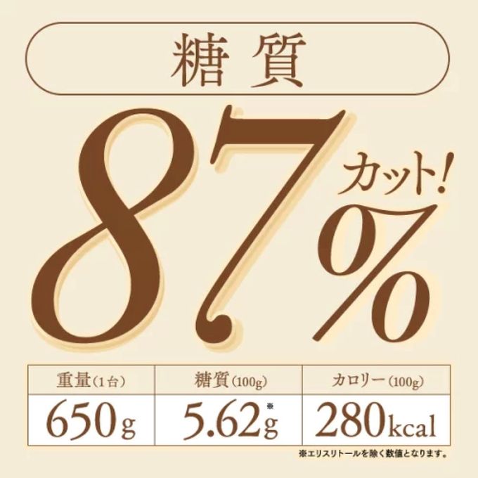 低糖質濃厚ショコラケーキ 15cm【糖質87％オフ】 2