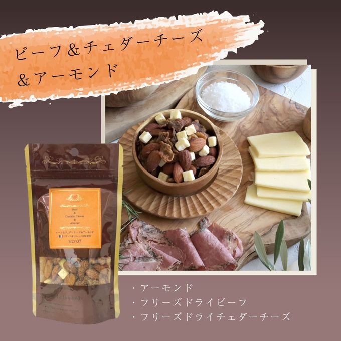ビーフ＆チェダーチーズ＆アーモンド NO'０７※父の日2026 2