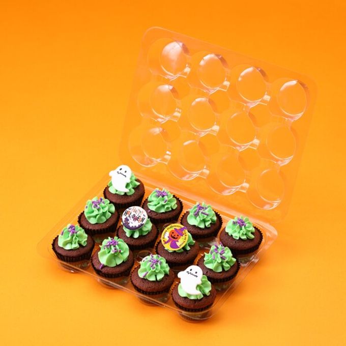 ミニグリーンハロウィンボックス（ミニカップケーキ12個）ハロウィン2026 2