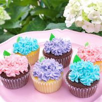あじさいカップケーキBOX 6個 （季節限定商品）