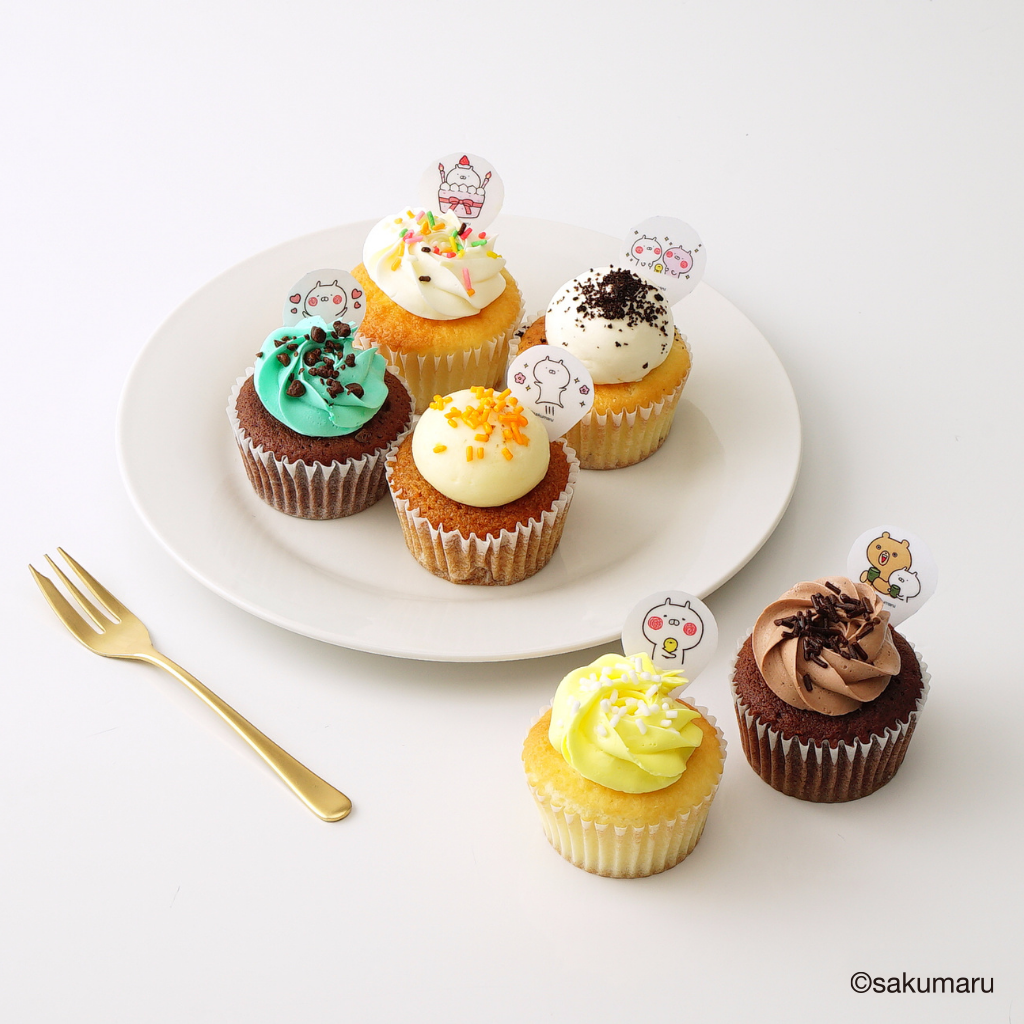 「うさまる」カップケーキ 6個1セット 4