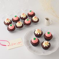ミニストロベリーチョコボックス(ミニカップケーキ12個セット) 母の日のギフト・プレゼント2025