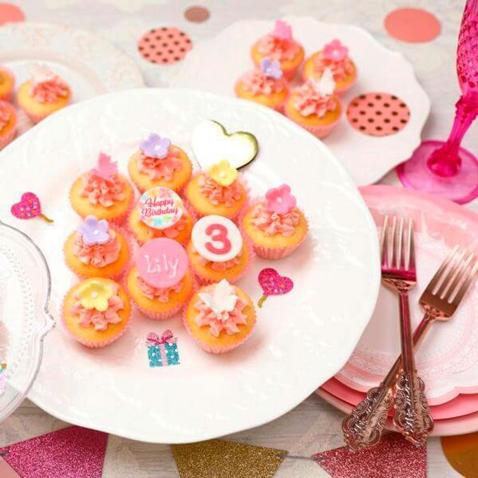 ミニフローラルバースデーボックス(ミニカップケーキ24個セット) 誕生日プレゼント 6
