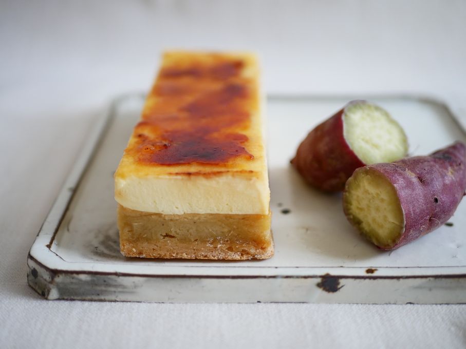 芋ようかんブリュレ ~チーズケーキ仕立て~ 3