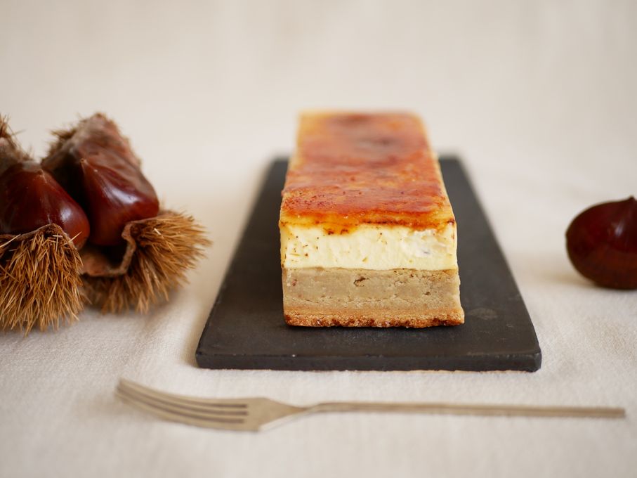 栗きんとんブリュレ ~チーズケーキ仕立て~ 3