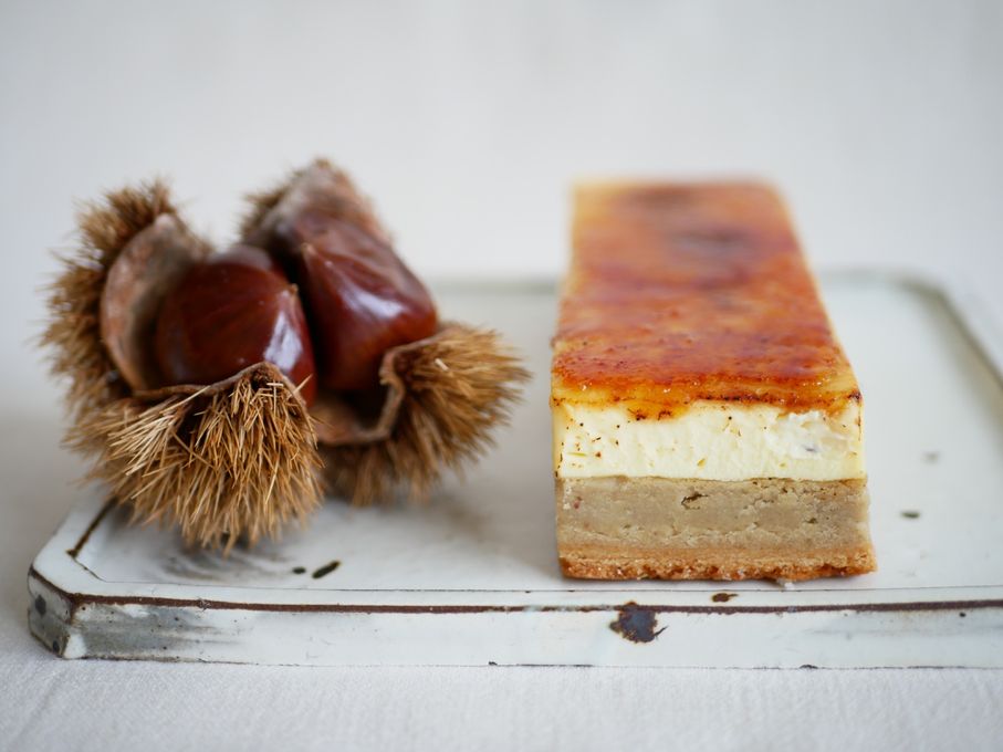 栗きんとんブリュレ ~チーズケーキ仕立て~ 2