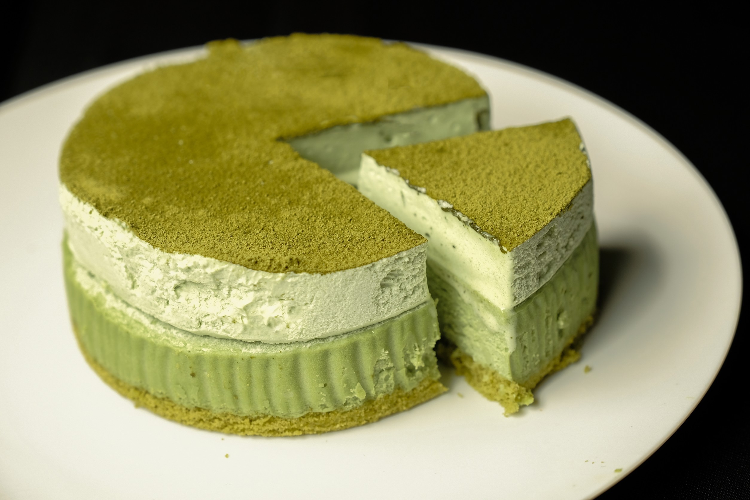 八女茶を使った抹茶のちーずけーき（大三萬年堂 HANARE） | Cake.jp