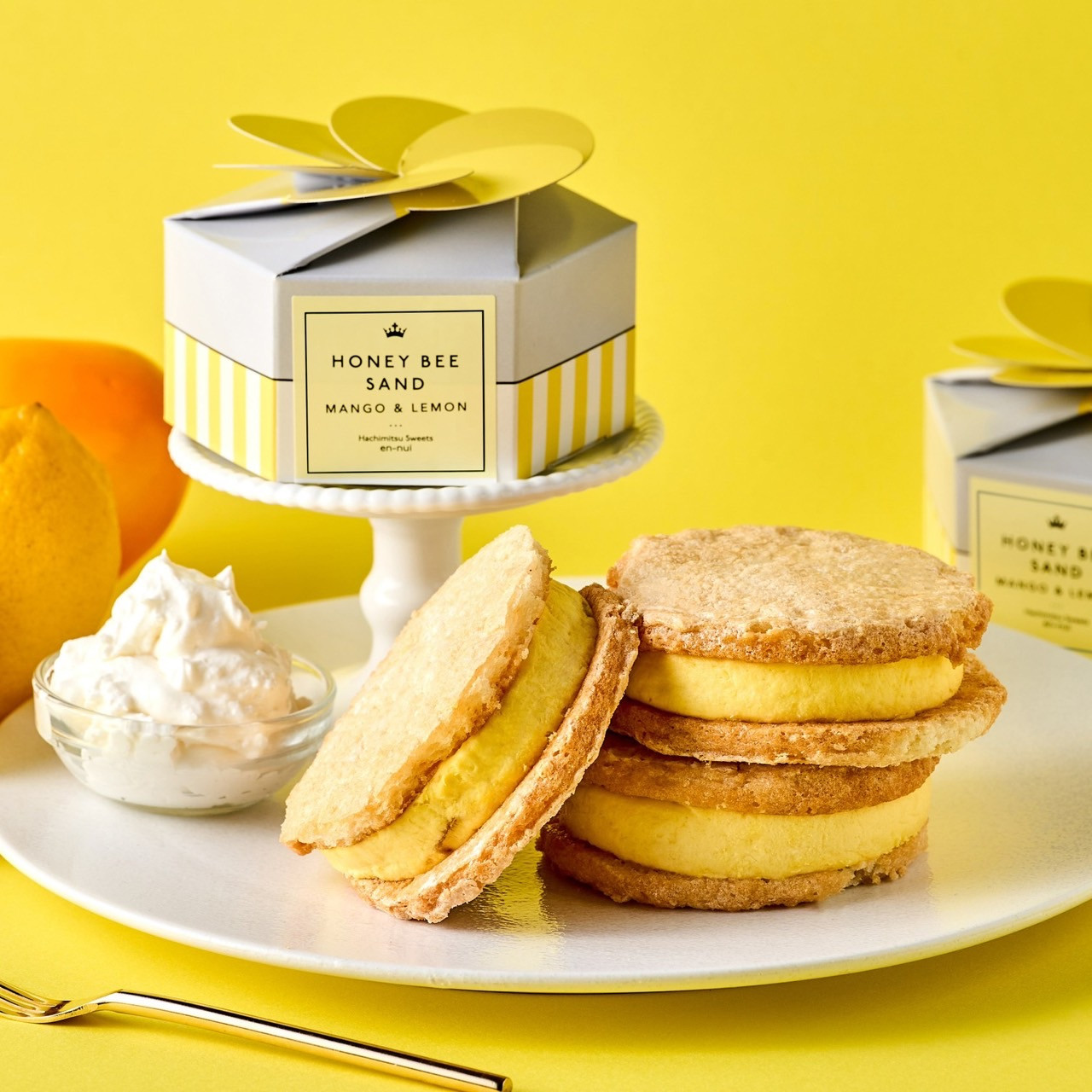 HONEY BEE SAND マンゴーレモン （HACHIMITSU SWEETS en-nui