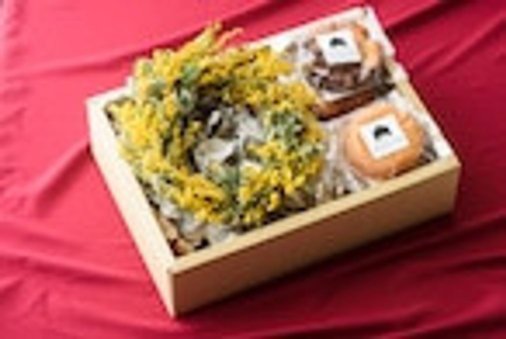 母の日に?ドーナツ＆ミモザドライリースセット （ウフフドーナチュ  