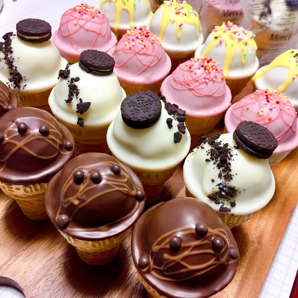 アイスクリーム！？みたいなカップケーキ（Kozue-Sweets） | Cake.jp