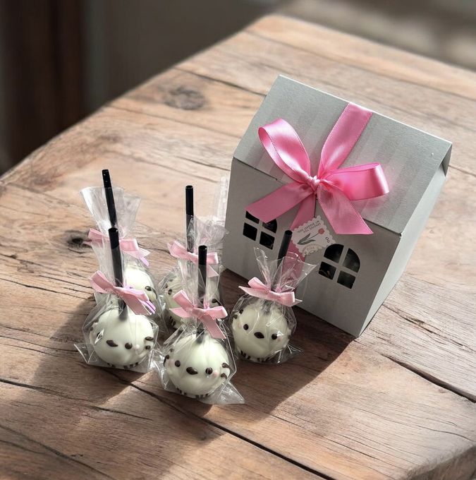 シマエナガケーキポップ5本セット 3