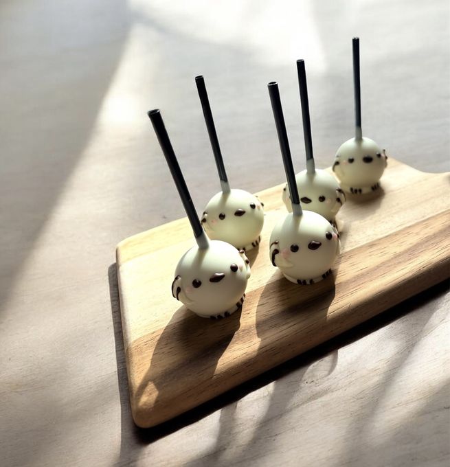 シマエナガケーキポップ5本セット 2