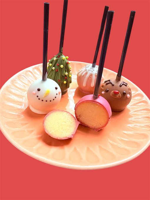 Xmasホワイトチョコレートケーキポップス 10本入り【2025】 3