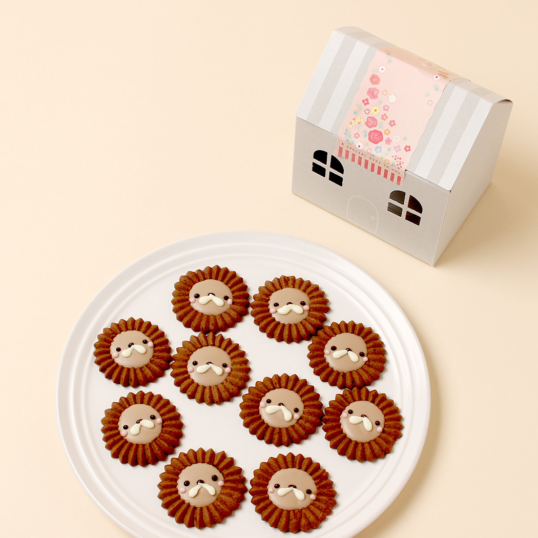 ライオンクッキー 10枚BOX（Kozue-Sweets） | Cake.jp