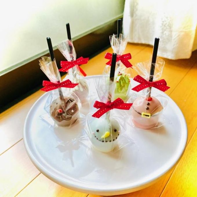 クリスマスチョコレートケーキポップス 10本入り 【クリスマス2023】 1