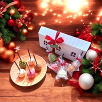 Xmasホワイトチョコレートケーキポップス 10本入り