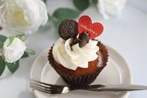 バレンタイン 自由メッセージカップケーキ6個 7