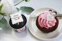 バレンタイン 自由メッセージカップケーキ6個 3