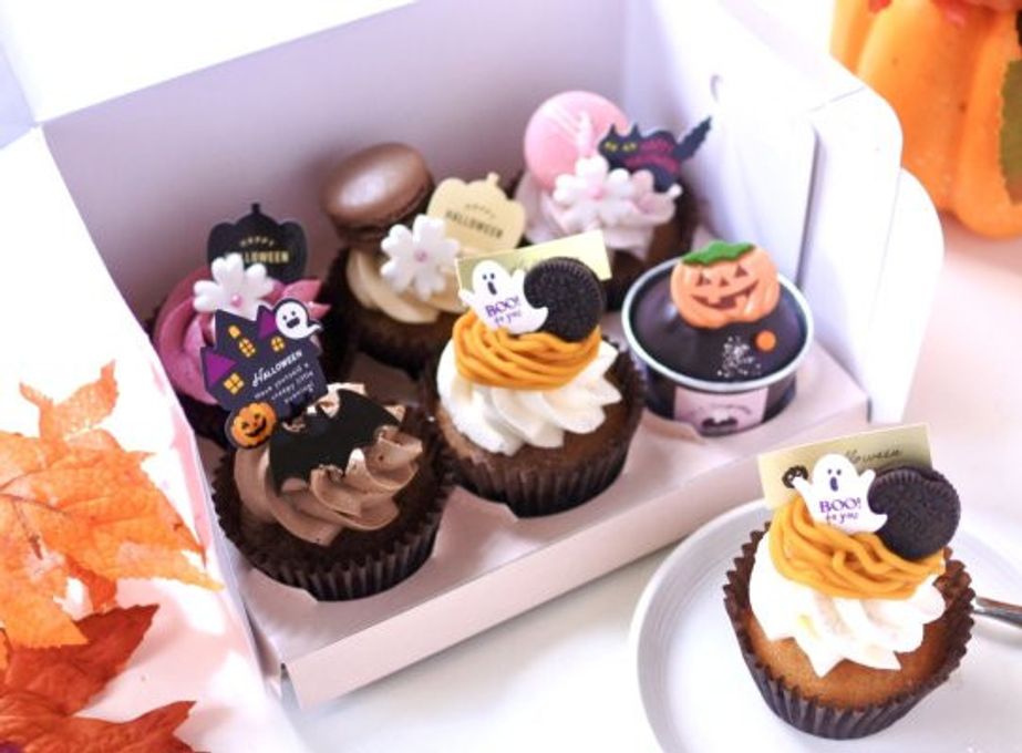 Boo! ショコラといちごのマカロン ハロウィン カップケーキ6個入 ハロウィン2024 8