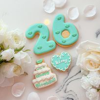 数字つき誕生日アイシングクッキーセット