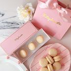 ピンクボックス♡バニラマカロンギフト3つ入り ホワイトデー2026 2