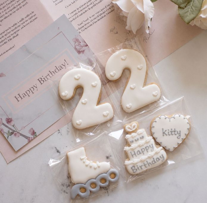 《ローラースケート誕生日セット》アイシングクッキー 3