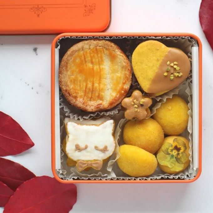 秋クッキー缶 Autumn Orange × Pumpkin 4