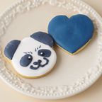《パンダ＋ハート》アイシングクッキー 2