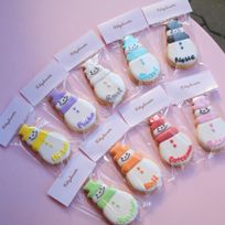 雪だるま snow man アイシングクッキー 1枚