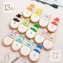 雪だるまアイシングクッキー 1枚