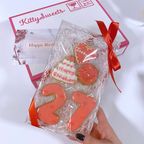 【ローズ誕生日セット】アイシングクッキー 3