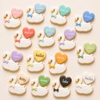 【バレエ白鳥】アイシングクッキー2枚セット 3